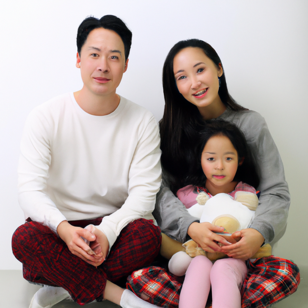 가족 포트레이트, 밝고 아늑한 분위기